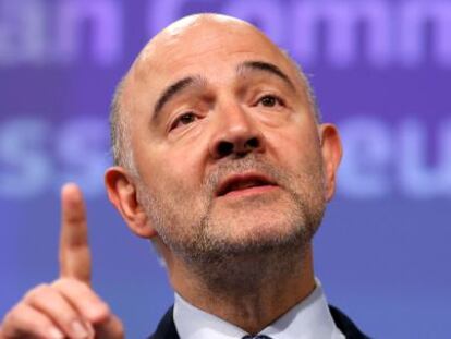 El comisario europeo de Asuntos Econ&oacute;micos, Pierre Moscovici.