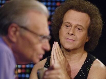 Richard Simmons, entrevistado por Larry King.