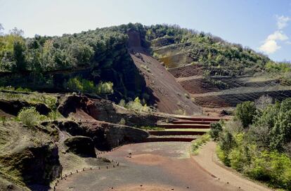 Los gredales del volcán de Croscat.