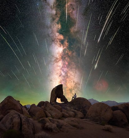 'Boot Arch Perseids'. Alabama Hills, CA, EEUU.