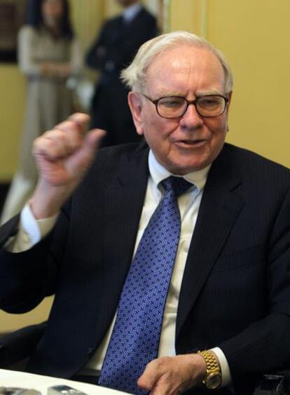 Buffett, en Madrid el pasado mayo.