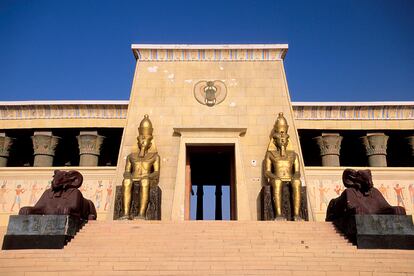 No es el antiguo Egipto, son los Estudios Atlas de Marruecos.