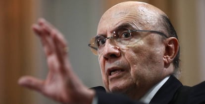 Henrique Meirelles, ministro de Finanzas brasile&ntilde;o saliente.