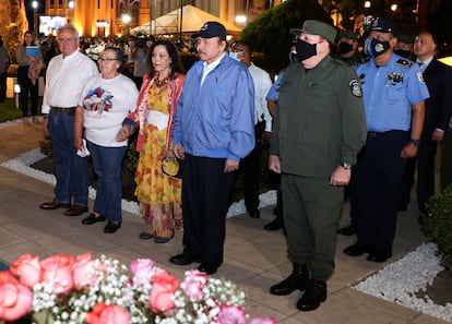 Daniel Ortega y su mujer, Rosario Murillo