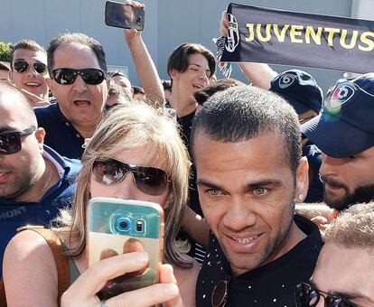 Daniel Alves em Turim.