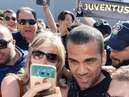 Daniel Alves em Turim.