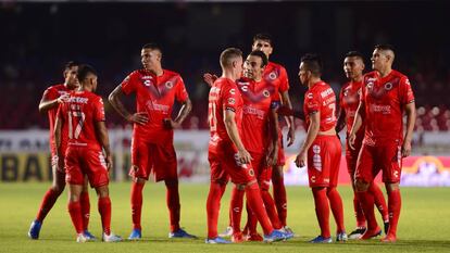 Los jugadores del Veracruz, en agosto pasado.