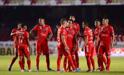 Los jugadores del Veracruz, en agosto pasado.