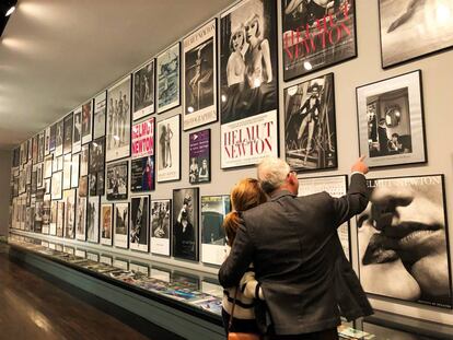 Exposición dedicada a Helmut Newton en la fundación que lleva su nombre.