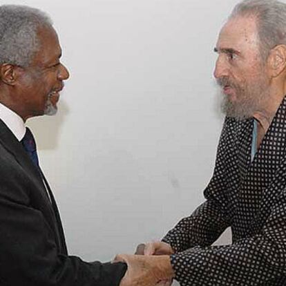 Imagen del encuentro entre ambos líderes.