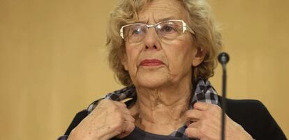 La alcaldesa de Madrid, Manuela Carmena. 