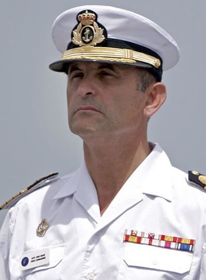 Juan Garat, comandante de la fuerza europea en el océano Índico.