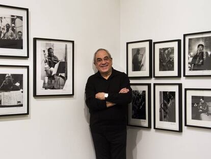 Jorge Mara, en su galería de Buenos Aires, el pasado 1 de noviembre, cuando cumplió 75 años.