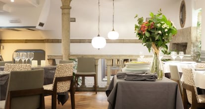 Interior del restaurante hindú Tilk, en Madrid.