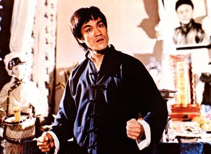 El actor de artes marciales Bruce Lee