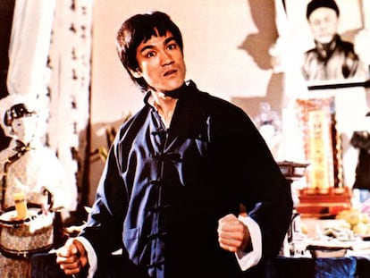 El actor de artes marciales Bruce Lee