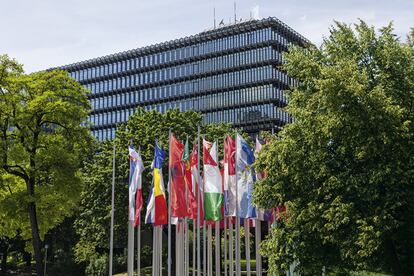 Sede de la Oficina Europea de Patentes en Múnich.