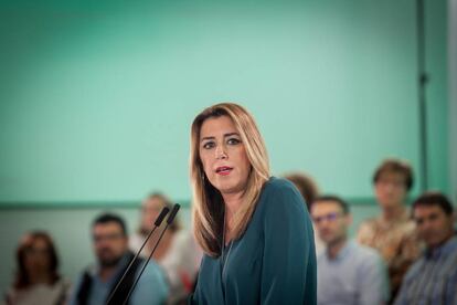 Susana Díaz, el pasado 10 de noviembre, en Sevilla.