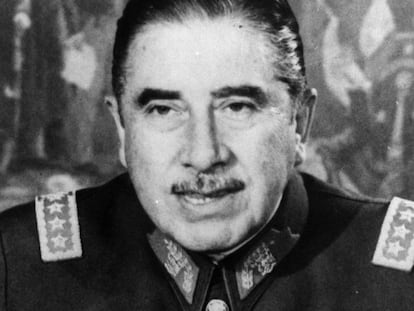 O ditador chileno Augusto Pinochet.