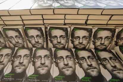 El libro de Edward Snowden, en Berlín en septiembre pasado.