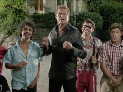 David Hasselhoff en 'Fuga de cerebros 2'.