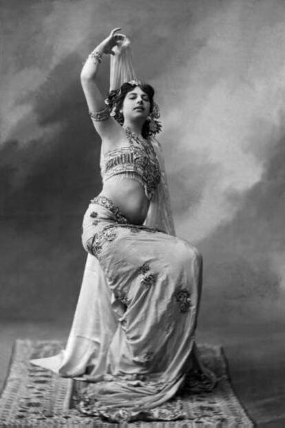 La artista y espía Mata Hari en la época en que actuaba en el Gran Kursaal.