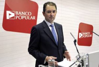 El consejero delegado del español Banco Popular, Francisco Gómez. EFE/Archivo