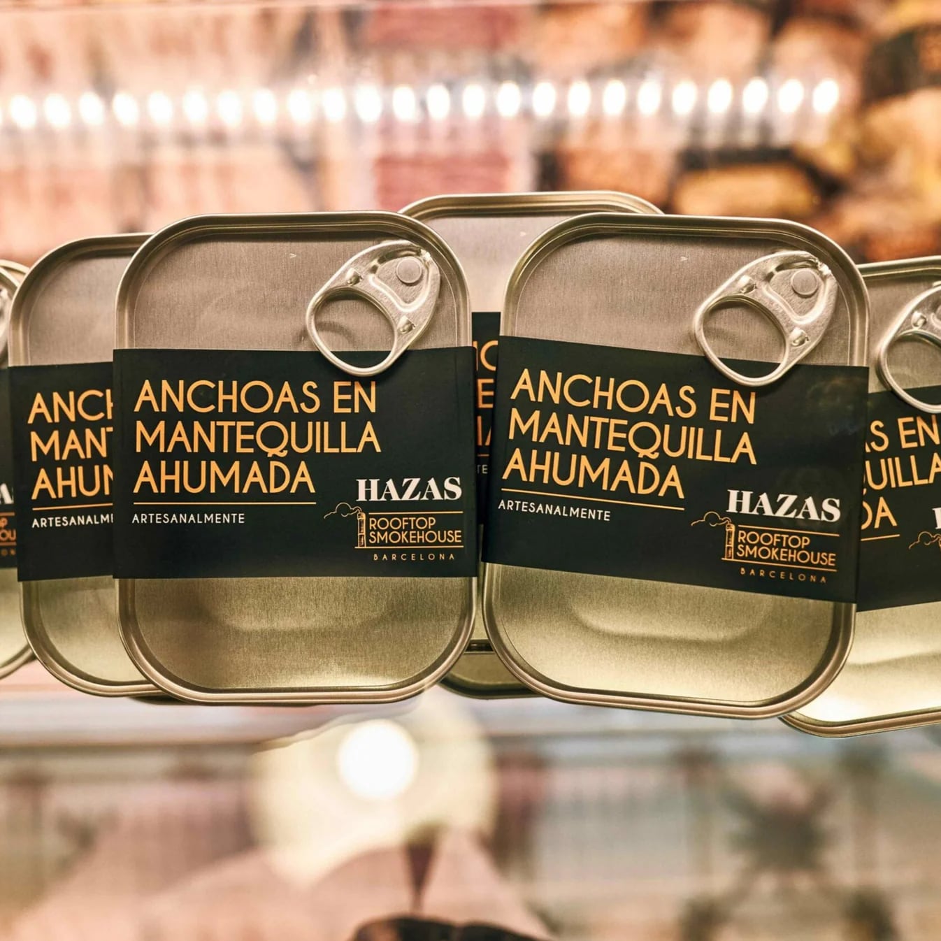 Codiciadas anchoas con mantequilla ahumada