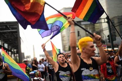 Miles de guatemaltecos participaron en la marcha LGTBI, el 23 de junio de 2018.