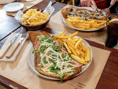 Selecció de milaneses del restaurant Chalito de Barcelona.