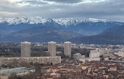 Vista de la ciudad francesa de Grenoble.