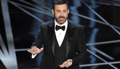Jimmy Kimmel, durante la pasada entrega de los Oscar. 