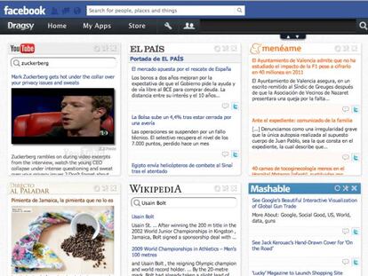 Dragsy, una aplicación para ordenar Facebook
