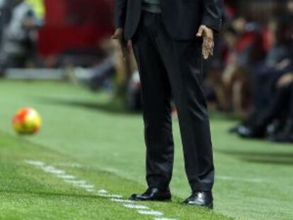 Nuno, durante el partido en Sevilla.