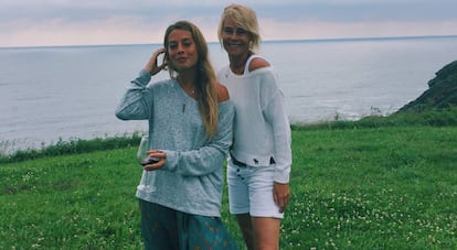 Belén Écija junto a su madre, la actriz Belén Rueda, en una imagen de su Instagram.