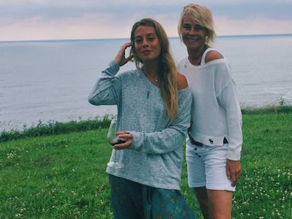 Belén Écija junto a su madre, la actriz Belén Rueda, en una imagen de su Instagram.