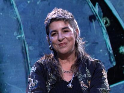 La cantante y compositora Amparo Sánchez durante la entrevista de 'Historia de una canción'.