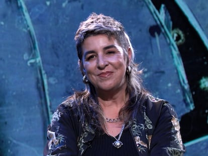 La cantante y compositora Amparo Sánchez durante la entrevista de 'Historia de una canción'.