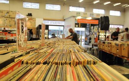 Interior de Real Groovy, la tienda de discos más importante de Auckland, en Nueva Zelanda.