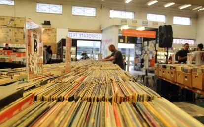 Interior de Real Groovy, la tienda de discos más importante de Auckland, en Nueva Zelanda. 