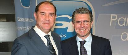 José Carlos Boza y Francisco Granados, en marzo de 2011,