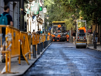 Operación asfalto de Almeida en Malasaña