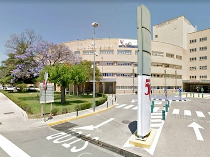 Vista de uno de los accesos al Hospital General de Castellón.