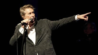 El brit&aacute;nico Bryan Ferry durante el concierto de Peralada.