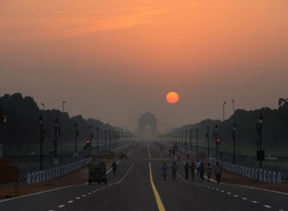 Vista de Nueva Delhi captada el pasado mes de octubre.