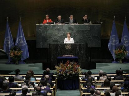 Dilma Rousseff na ONU.