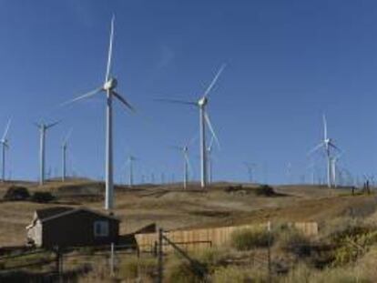 Turbinas de viento para la producción de energía eólica. EFE/Archivo
