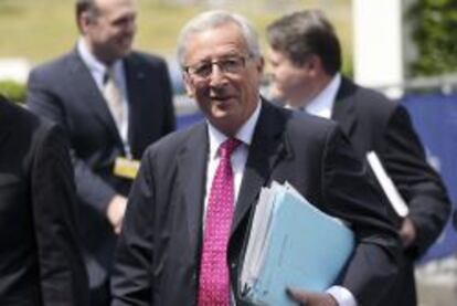 Jean-Claude Juncker, ayer en la cumbre del Partido Popular Europeo en Kortrijk (Bélgica).