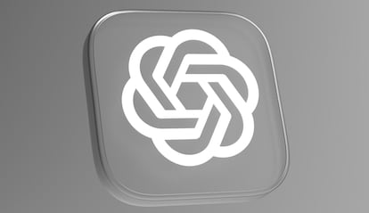 Logotipo de ChatGPT con fondo gris
