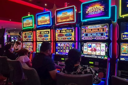 Máquinas de apuestas del Skampa Casino de Villahermosa, en una imagen sin datar.